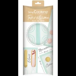 Tapis De Cuisson*SCRAPCOOKING Tapis de Cuisson Silicone avec Gabarits