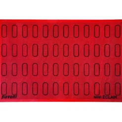 Tapis Silicone Pâtisserie*PAVONI Tapis Silicone Micro-perforé Éclair 6 x 1,8 cm (x48)