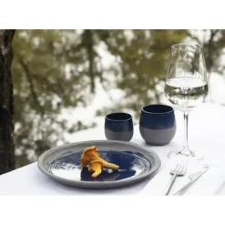 Vaisselle*REVOL Tasse en Céramique Bleu Indigo 8 cl No.W