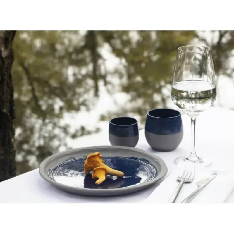 Vaisselle*REVOL Tasse en Céramique Bleu Indigo 8 cl No.W