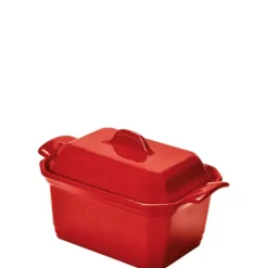 Terrines*EMILE HENRY Terrine à foie gras avec presse 0,6L - Couleur Grand Cru