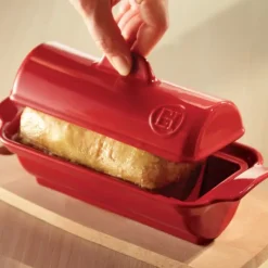 Terrines*EMILE HENRY Terrine à foie gras façon médaillon 0,6L - Couleur Grand Cru