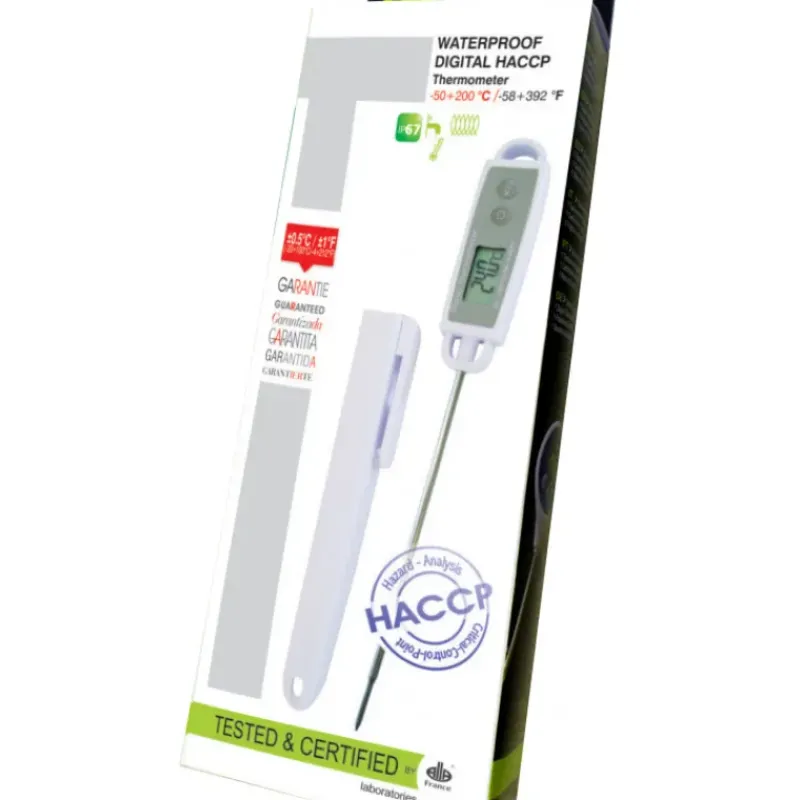 Thermomètre De Cuisine*ALLA FRANCE Thermomètre digital à sonde étanche pour professionnels -50°C à +200°C