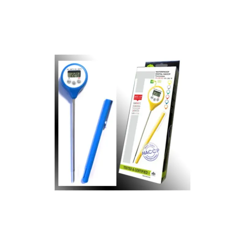 Thermomètre De Cuisine*ALLA FRANCE Thermomètre Digital étanche à sonde HACCP bleu -50°C à +200°C
