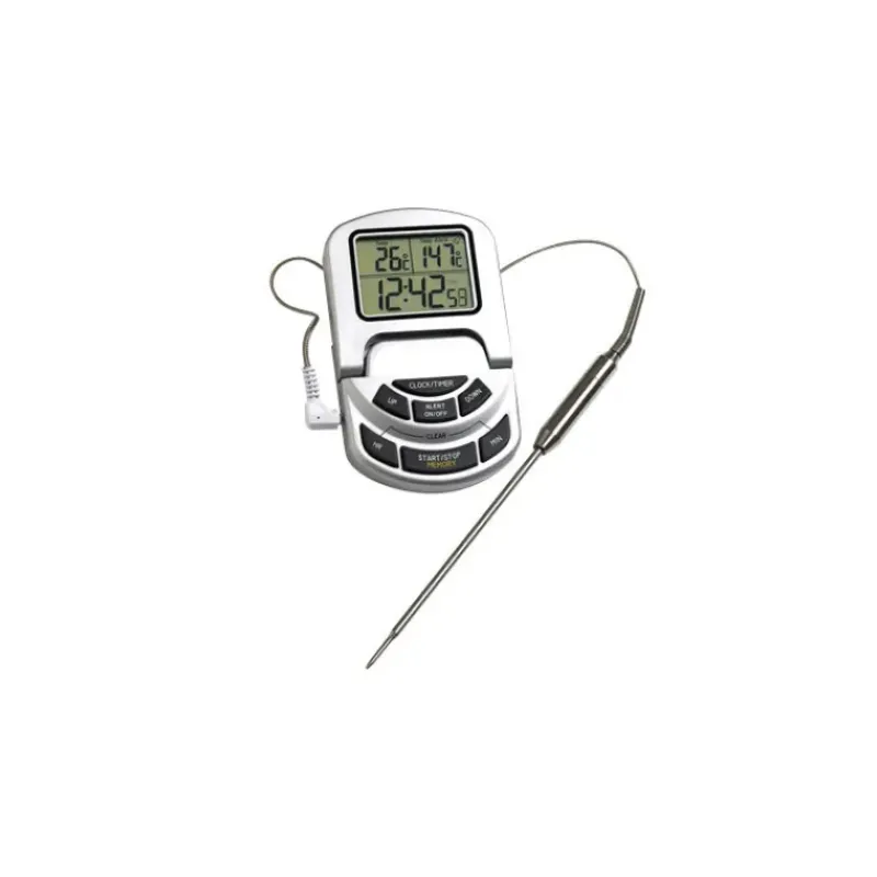 Thermomètre De Cuisine*ALLA FRANCE Thermomètre Four sonde Inox avec Alarme