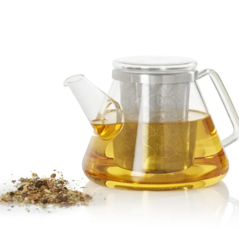 Théière*ADHOC Théière en Verre avec Filtre Inox 1 L
