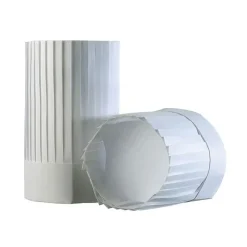 Toque De Cuisinier*MATFER Toque Grand Chef plissée H 300mm (x10)