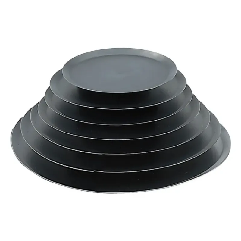 Moules À Gâteaux*DE BUYER Tourtière Ronde Ø 28 cm Tôle Bleuie