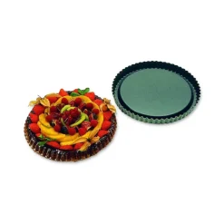 Moules À Gâteaux|Moule Anti-adhésif*MATFER Tourtière spéciale Fruits Frais 20 cm x H 2,5 cm
