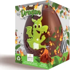 Confiserie*ABTEY Œuf Dragon Chocolat Au Lait 14cm 120g