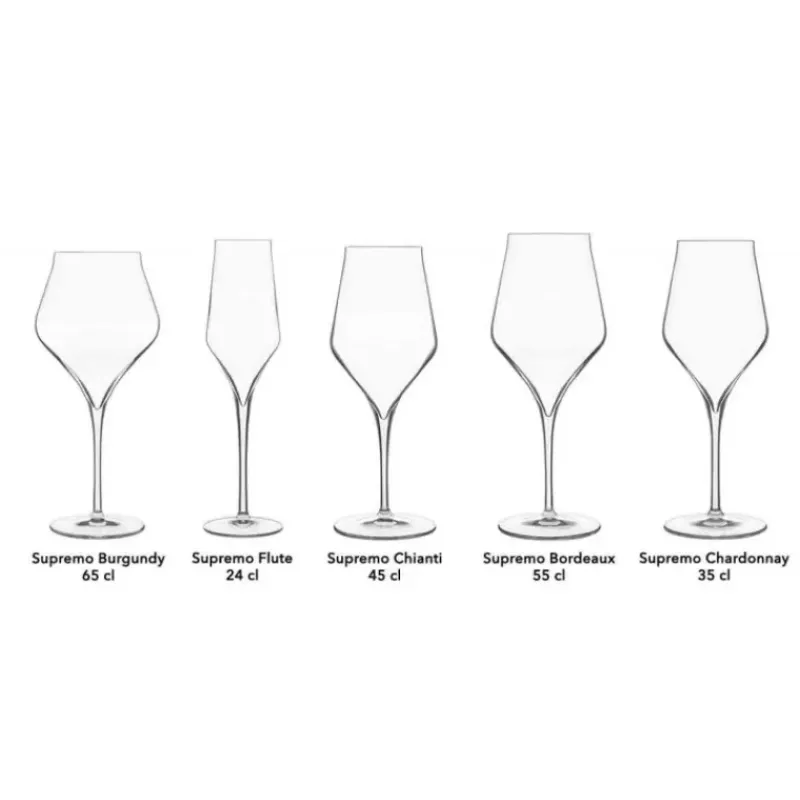 Verres*LUIGI BORMIOLI Verre à Vin Rouge sans pied Pinot Noir 45 cl (x6) SUPREMO