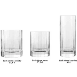 Verres*LUIGI BORMIOLI Verre à Whisky 33.5 cl (x6) BACH