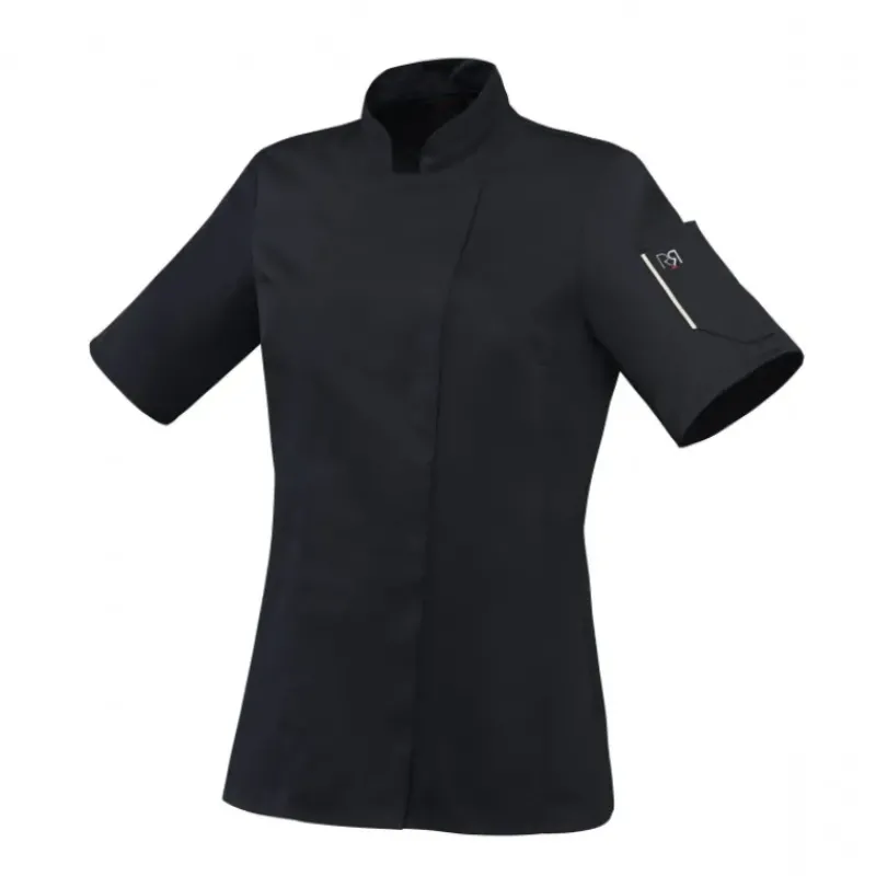 Veste De Cuisine*ROBUR Veste de Cuisine Femme Noire UNERA T.0