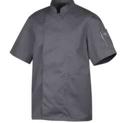 Veste De Cuisine*ROBUR Veste de Cuisine Mixte Anthracite NERO T.4