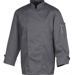 Veste De Cuisine*ROBUR Veste de Cuisine Mixte Anthracite NERO T.4