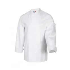 Veste De Cuisine*ROBUR Veste de Cuisine Mixte Blanche TAMISE T.3