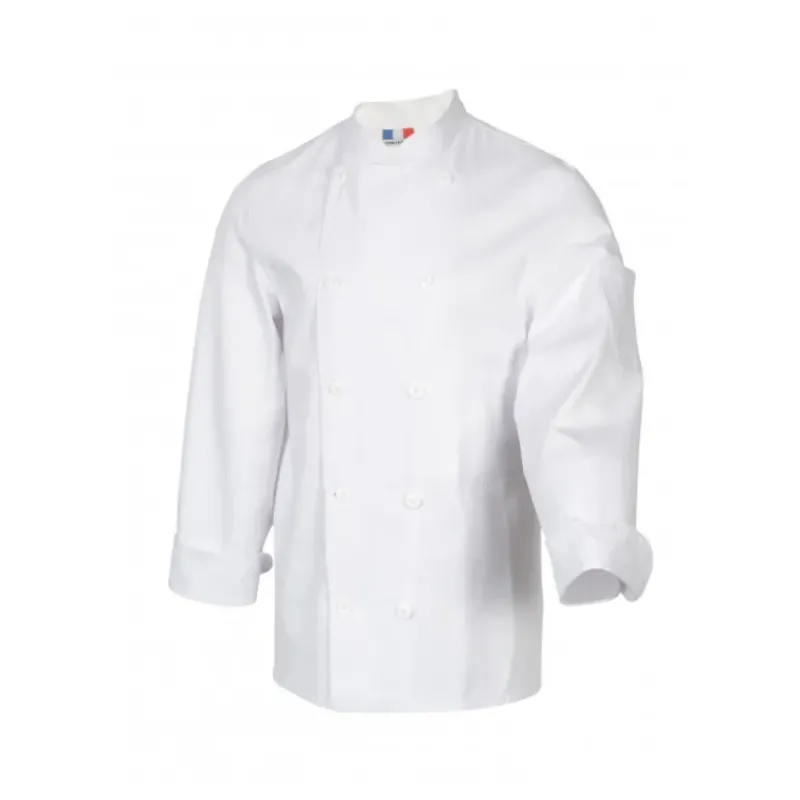 Veste De Cuisine*ROBUR Veste de Cuisine Mixte Blanche TAMISE T.3
