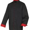 Veste De Cuisine*ROBUR Veste de Cuisine Mixte Noire/Rouge BOKO T.4