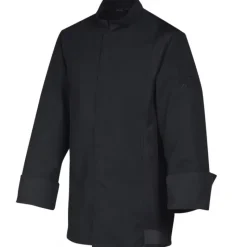 Veste De Cuisine*ROBUR Veste de Cuisine Mixte Noire SIAKA T.2