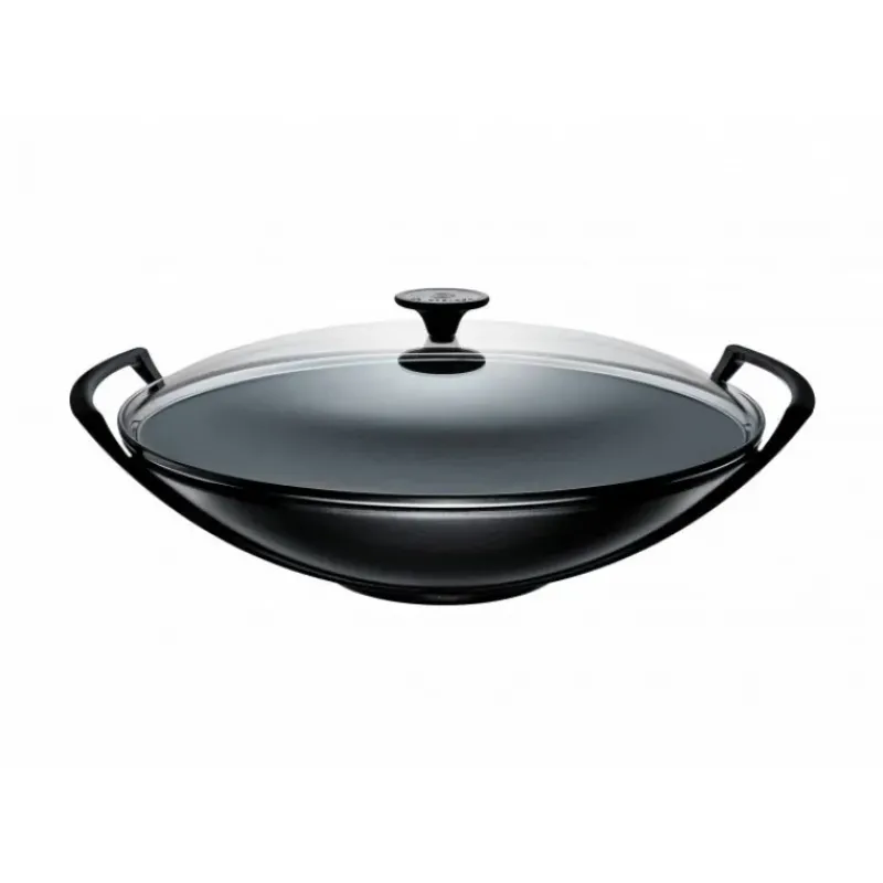Woks*LE CREUSET Wok 36 cm Noir Mat