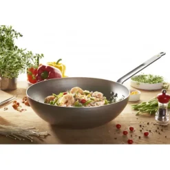 Woks*DE BUYER Wok Bombé Ø 32 cm Mineral B