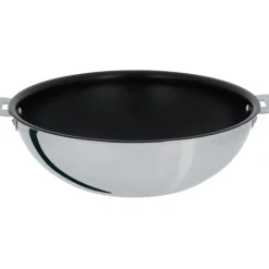 Woks*CRISTEL Wok Casteline Ø 20 cm Manche Amovible Anti-Adhésif Inox