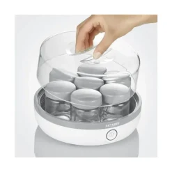 Yaourtière*CUISINEADDICT Yaourtière 14 Pots en Verre Gris Séverin