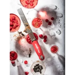 Zesteur|Râpes À Fromage*MICROPLANE Zesteur Premium Classic Rouge Grenade